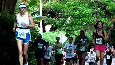 女性が多いのもマウイマラソンの特徴　（C）MAUI MARATHON 2011
