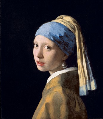 ヨハネス・フェルメール 「真珠の耳飾りの少女」 1665年頃 （マウリッツハイス美術館蔵）