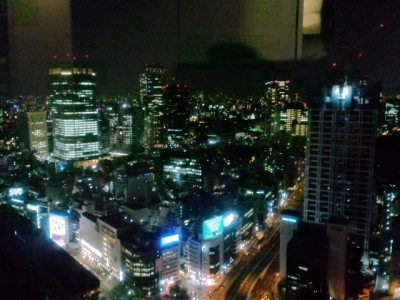 赤坂の夜景を見ながらリッチなひととき