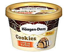 ハーゲンダッツアイスクリーム Cookies「シナモン&キャラメル」